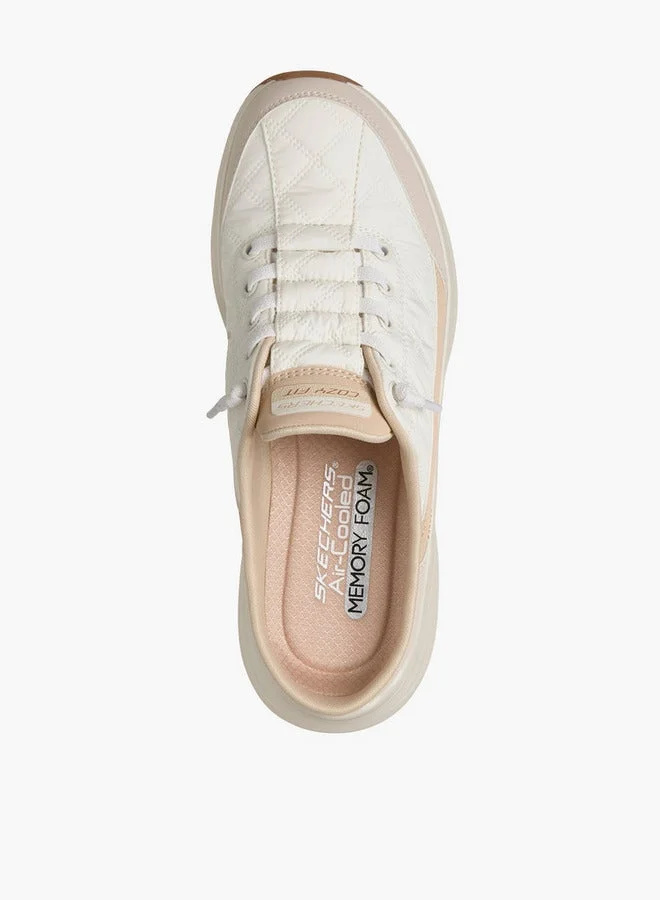 سكيتشرز Women Contour Foam Slip-On Mules - 150409-Wnt