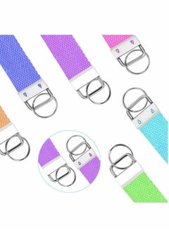 Excefore Key Fob Hardware, 50 PCS Keychain Bracelet Hardware with Key Rings, Metal Tail Clip Wristlet Sets, Perfect for Bag Wristlets with Fabric/Ribbon/Webbing/Embossed and Other Hand Craft - 25mm  - Image 2
