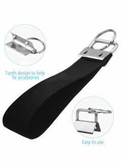 Excefore Key Fob Hardware, 50 PCS Keychain Bracelet Hardware with Key Rings, Metal Tail Clip Wristlet Sets, Perfect for Bag Wristlets with Fabric/Ribbon/Webbing/Embossed and Other Hand Craft - 25mm  - Image 4