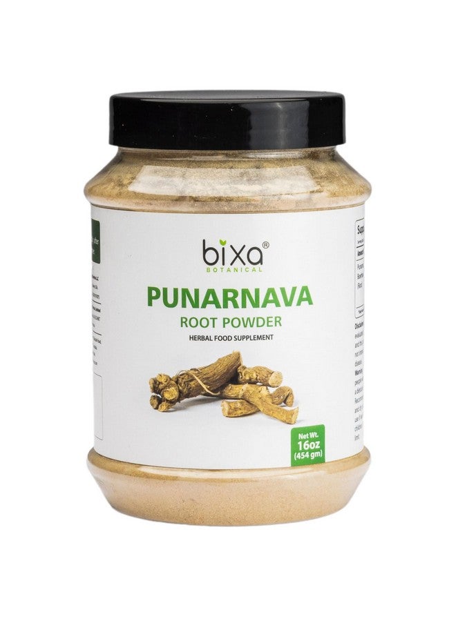 bixa BOTANICAL Punarnava Powder | Boerhavia Diffusa | 1 Pound / 16 OZ | Ayurvedic Herbal Supplement | Gluten Free, Non-GMO, Steam Treated, Vegan, 100% Pure. - Image 1
