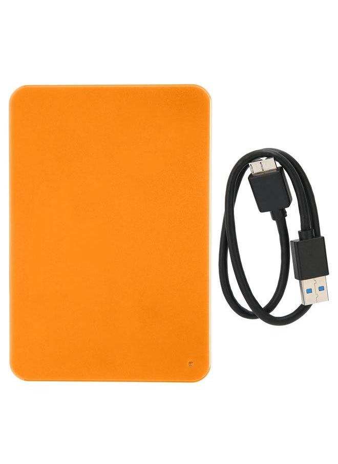 Thoraya Portable External Hard Drive HDD 160G/250G/320G/500G/1TB Storage USB3.0 Mobile Hard Drive Orange 500GB  - Image 1