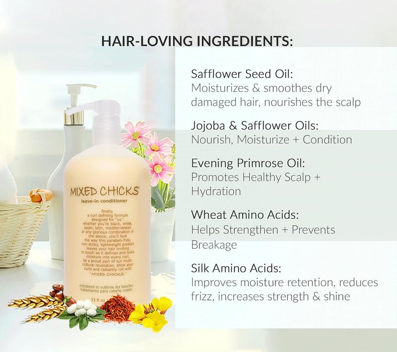 Mixed Chicks Leave-In Conditioner for Multi-Textured Hair, 1000 ml - Image 5