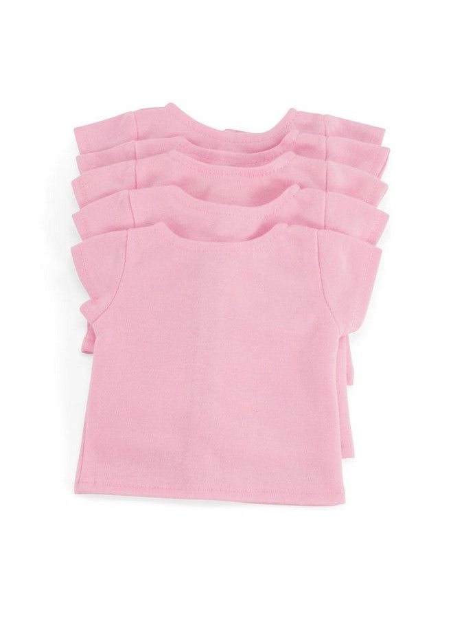 Emily Rose 18 Inch Doll Clothes 5 Pack Pink 18 In Doll Casual T Shirts Tees Value Bundle ; Gift Boxed! ; Fits Most 18" Dolls  - Image 2
