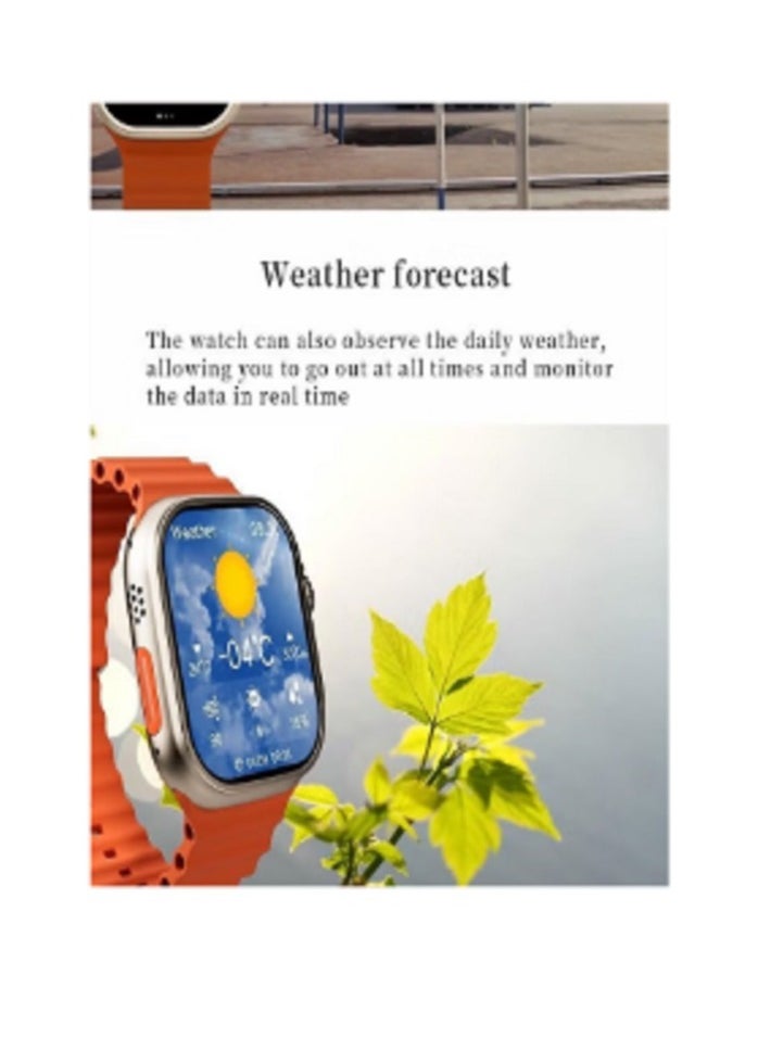 W&O - X9 ULTRA 2 Series 9 Wearfit Pro (2024) SmartWatch 2.2 Inch SUPER AMOLED Display 480X320 Open AI Chat GPT GPS NFC Bluetooth V5 Call Wireless Charger - Image 1