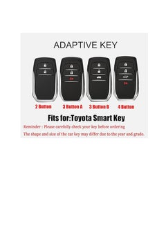 OUYoo OUYoo Soft TPU Cover Compatible with Toyota Fortuner, Hilux, Innova Crysta, Fortuner Legender, Innova HyCross, Land Cruiser 2B/3B Smart Key，Comes with a key chain（Green）.  - Image 2