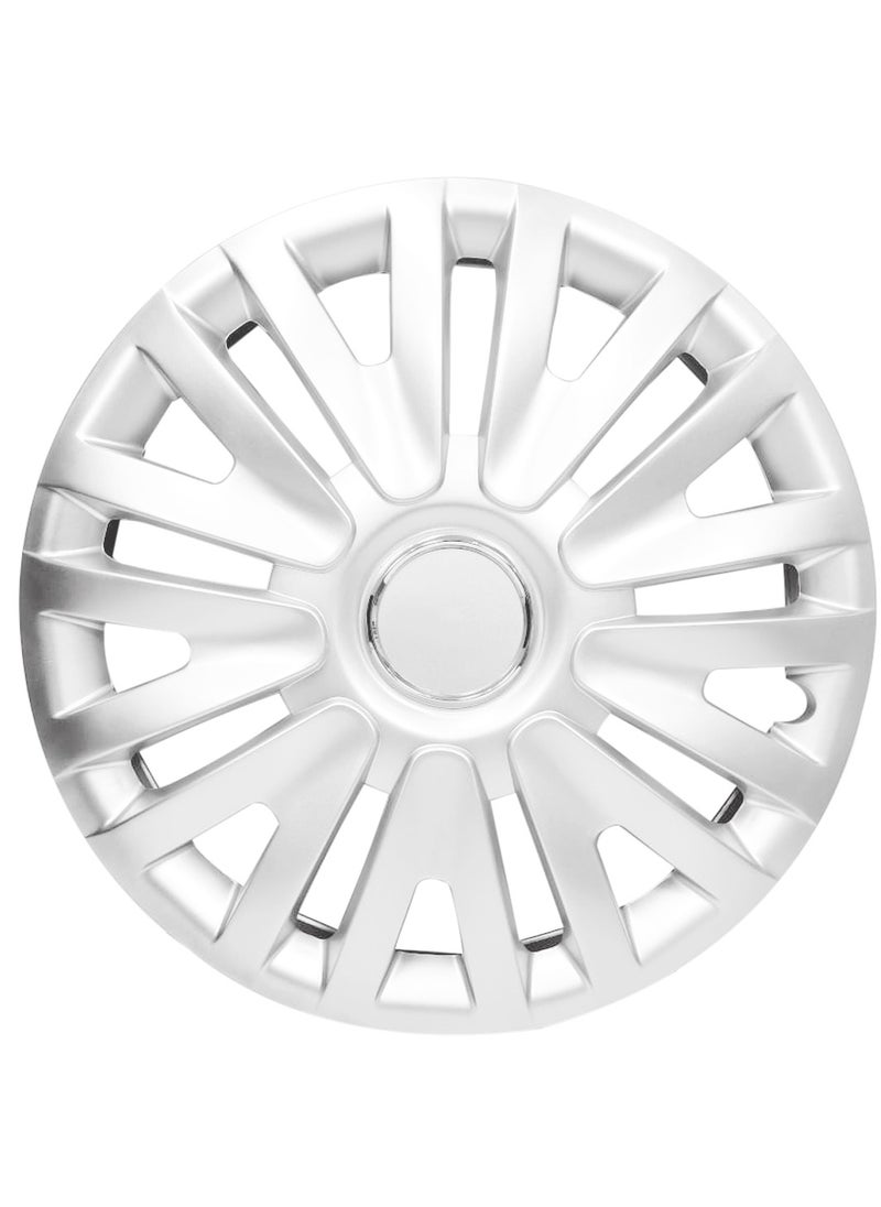 Generic Car Wheel Cover Silver Color 15 inch - High-Quality Wheel Cup Universal Fit Set of 4PC  - Image 5