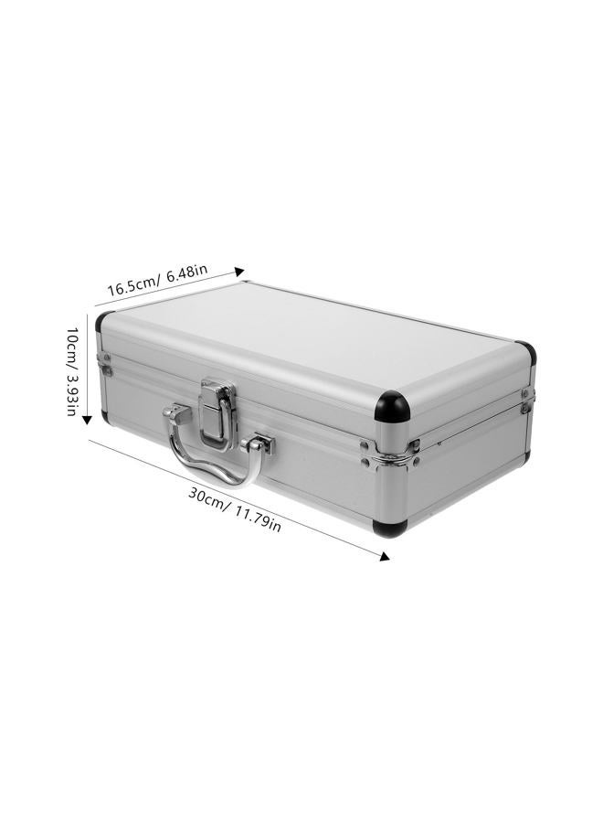 ERINGOGO Aluminum Briefcase - 11.8 Inch Hard Laptop Briefcases with Lock, Multifunctional Case - Image 4