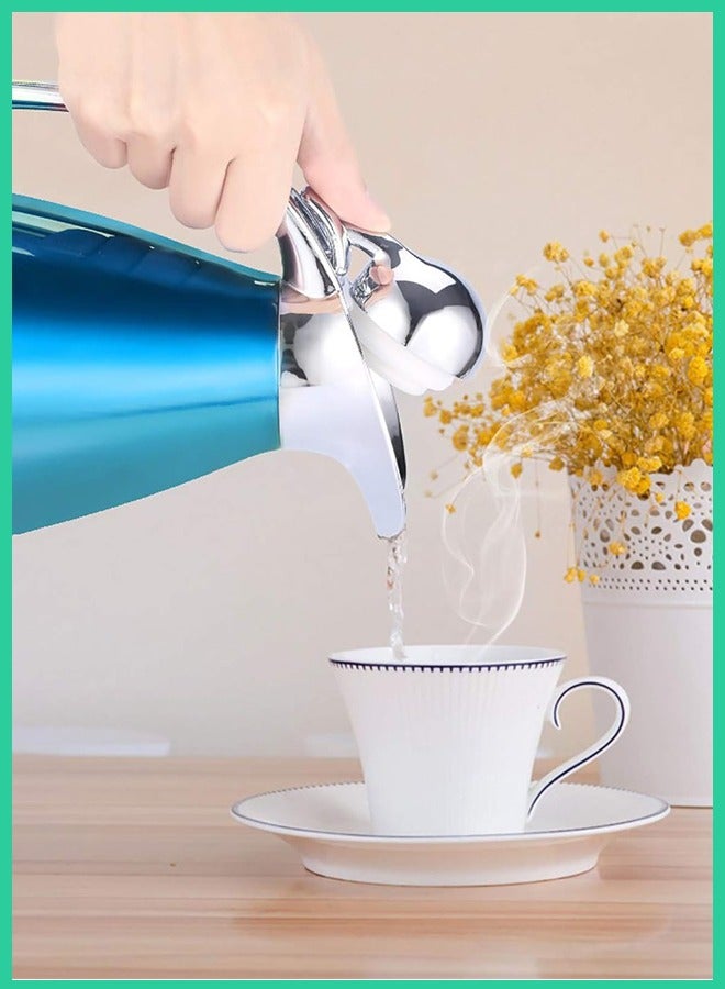 Premium Stainless Steel Thermal Flask - Vacuum Insulated Coffee Carafe, Hot & Cold Water Bottle, 1L - Image 3