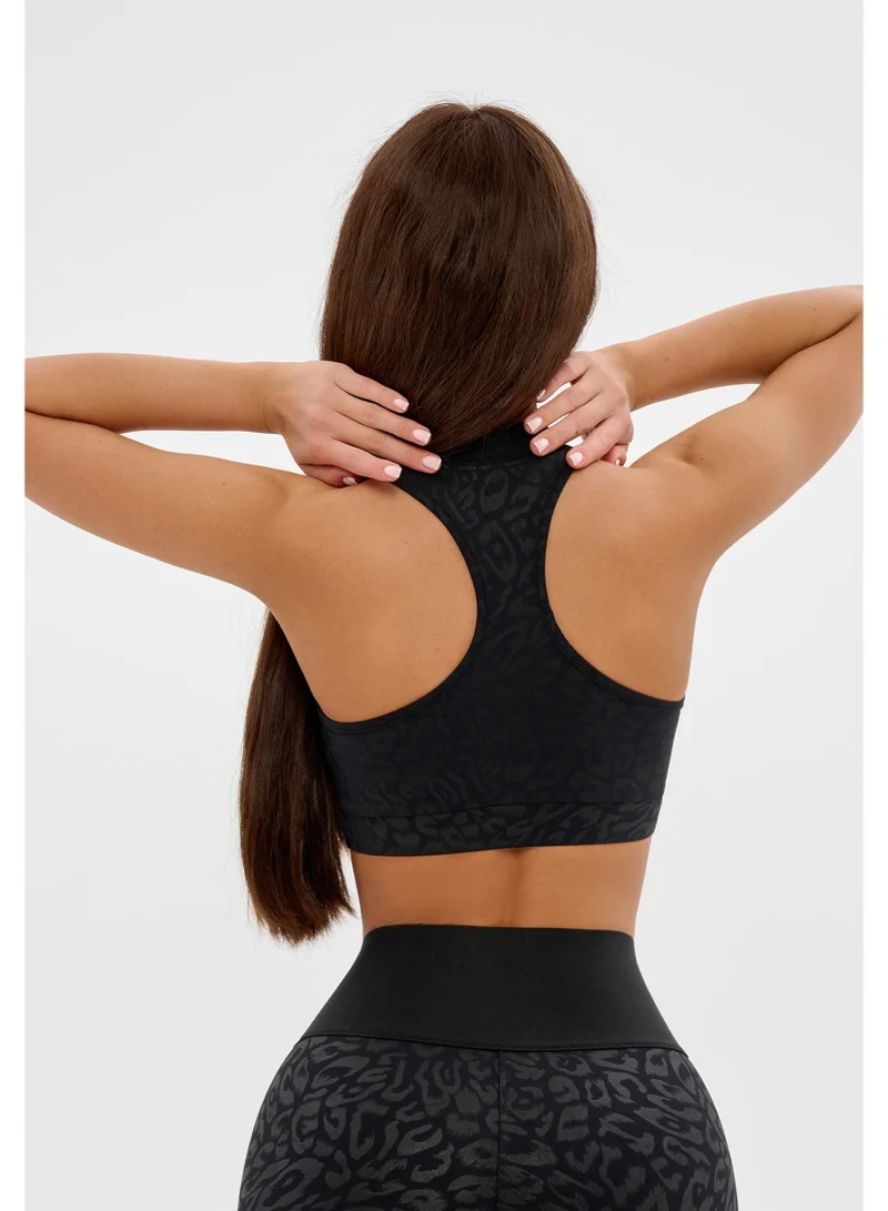 Bona Fide Black High Support Sports Bra for Women for Women | Best Price UAE