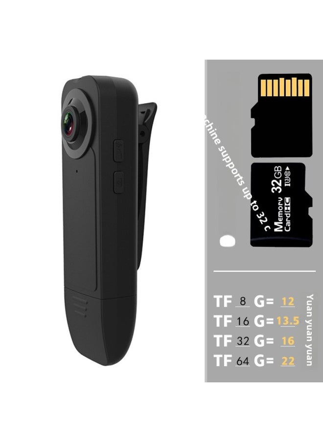 Generic HD Camera Video Recorder Outdoor Sports Camera Home Conference Training Work Driving Recorder-Body Color:Host +32G Card  - Image 1