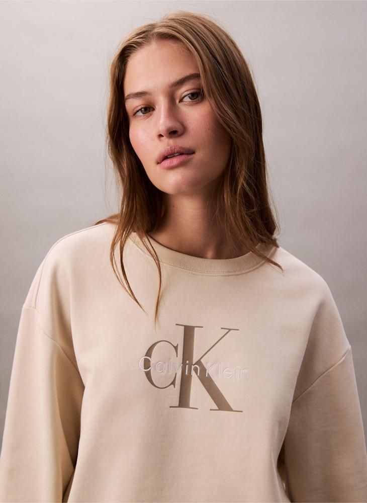 Calvin Klein Jeans Logo Pullover Sweatshirts  - Image 3