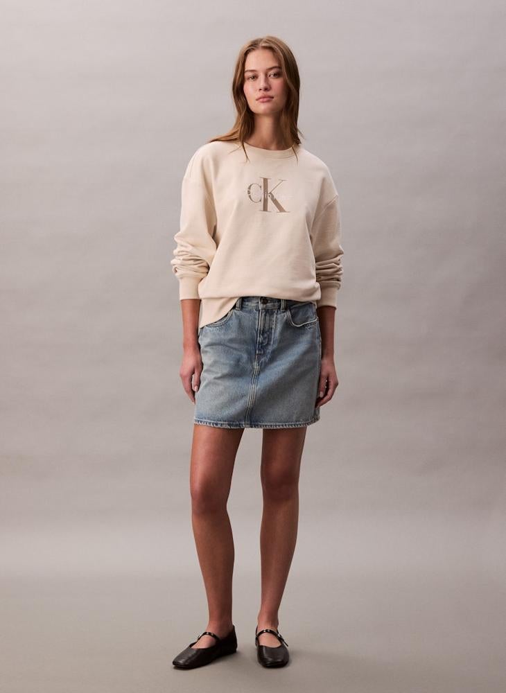 Calvin Klein Jeans Logo Pullover Sweatshirts  - Image 4