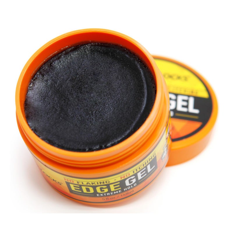AllDay Locks Edge Gel Extreme Hold - Hair Gel for Maximum Control & Braiding, Natural Edge Lock & Fixer for Women & Men, Sleek Moisturizing Formula, No Frizz, Flakes, or Grease - 5 oz Jar - Image 2