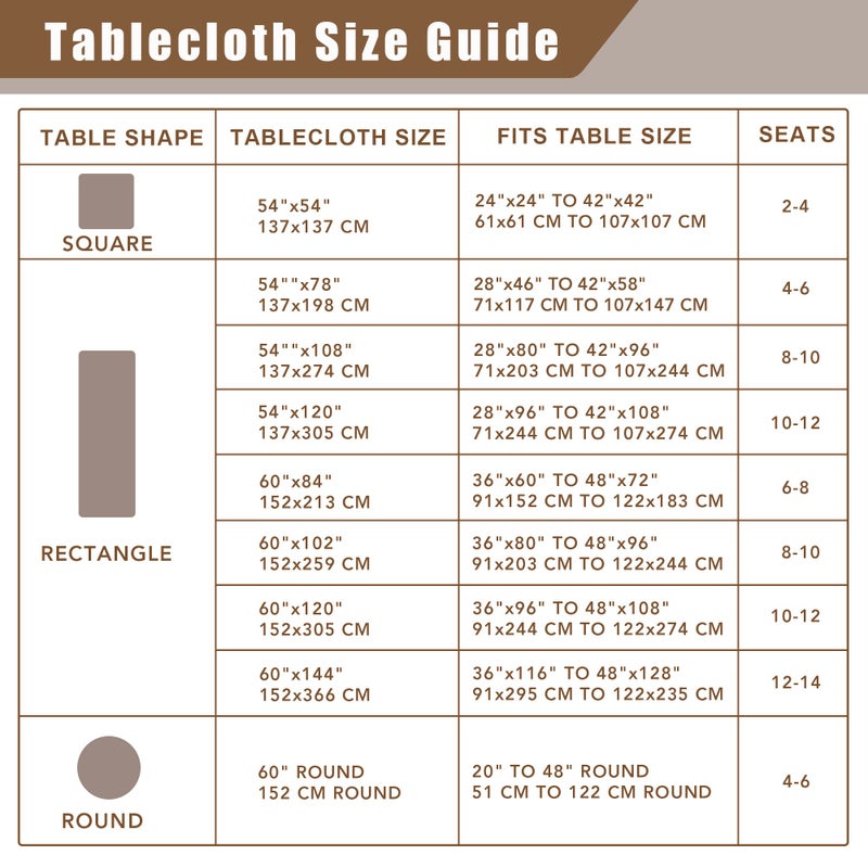Fitable Nature Faux Linen Tablecloths Rectangle 60 x 84 Inch - 2 Pack Neutral Table Clothes for 4-6 Foot Tables, Wrinkle-Proof Faux Burlap Table Cover for Dining, Farmhouse, Outdoor Picnic, Camping - Image 5