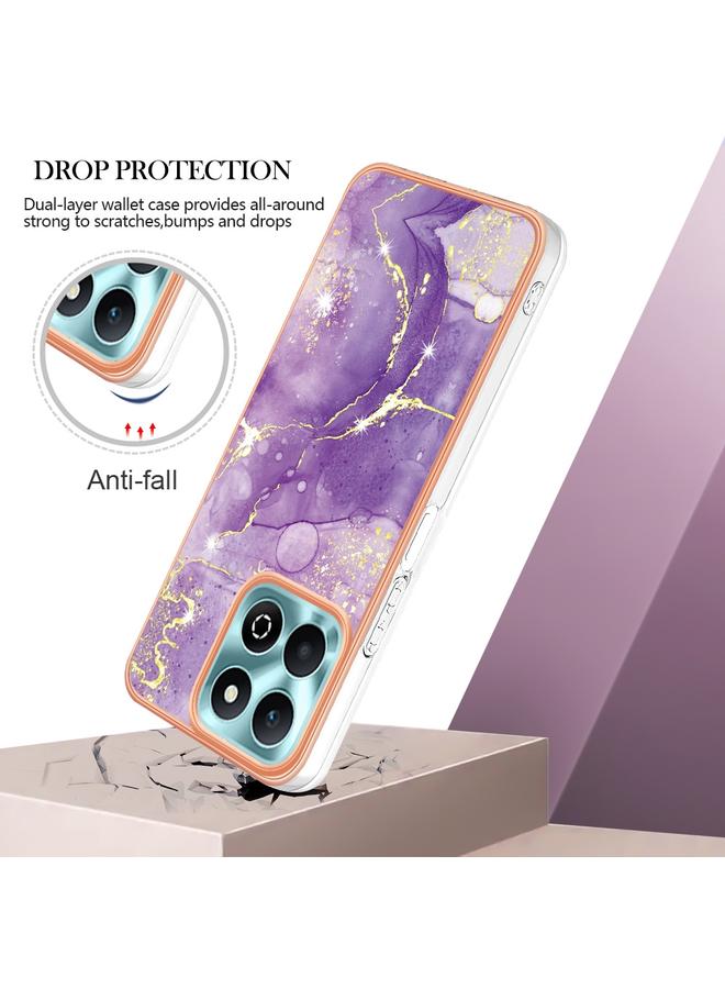 جرين تايجر جراب لهاتف Honor X6b، مصنوع من الرخام الكهربائي، مع غطاء IMD مزدوج الجوانب - Image 3