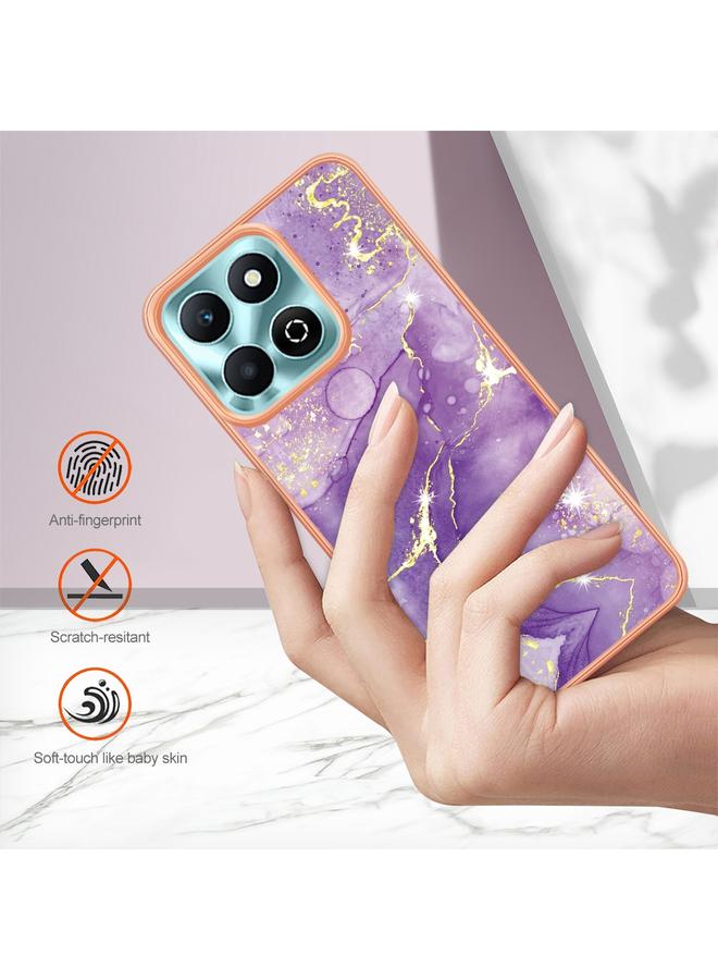 جرين تايجر جراب لهاتف Honor X6b، مصنوع من الرخام الكهربائي، مع غطاء IMD مزدوج الجوانب - Image 4