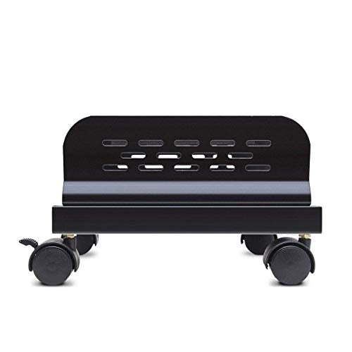 Syba Mobile Desktop Tower Computer Metal Floor Stand Rolling Caster Wheels with Ventilation and Adjustable Width from 6 to 10 Inches - SY-ACC65057 - Image 4