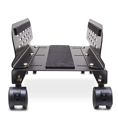 Syba Mobile Desktop Tower Computer Metal Floor Stand Rolling Caster Wheels with Ventilation and Adjustable Width from 6 to 10 Inches - SY-ACC65057 - Image 5