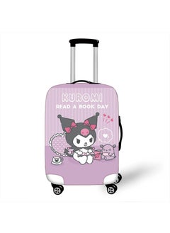 Y&D Kuromi Luggage Cover, Water-Washable Suitcase Cover, Spandex Elastic Luggage Protective Covers Travel Accessories Suitable for 18-32 Inch Trolley Case for Business Trip School Daily Using  - Image 1