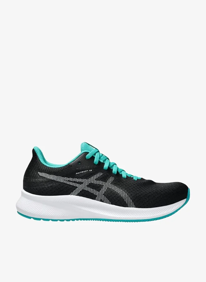 asics Women's Logo Detail Sports Shoes With Lace-Up Closure - Patriot 13