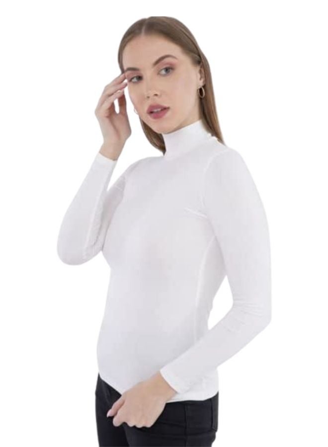 Carina Lycra T-shirt with collar and long sleeves 