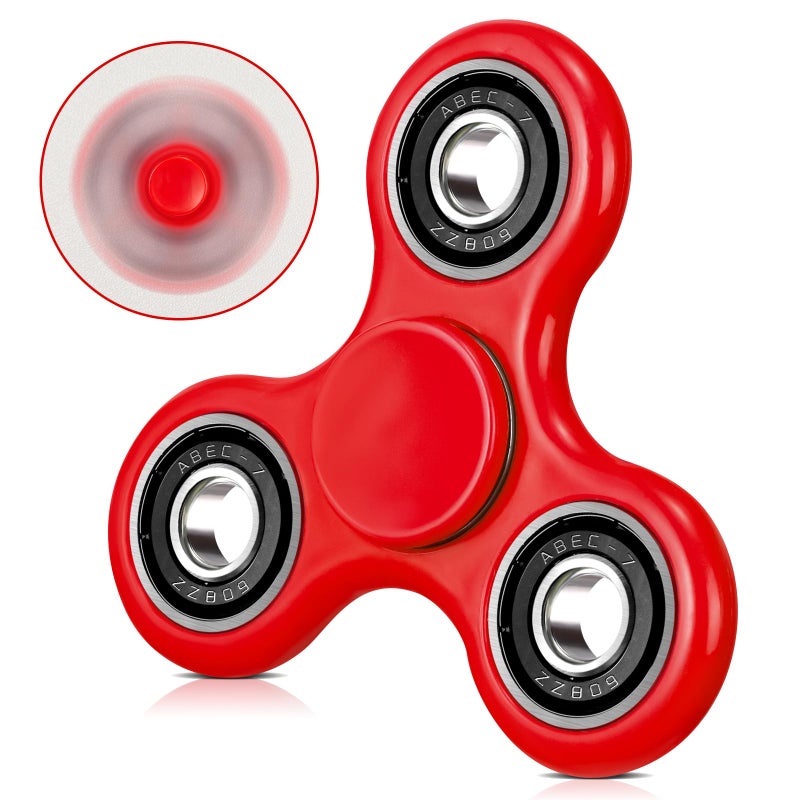WELLVO Fidget Spinner 1Pcs for Kids Adults Sensory Fidgets Toys for Anxiety Stress Relief Mini Cool Fidget Toy Spinners for Classroom Prizes Birthday Gifts Boys Girls - Image 3