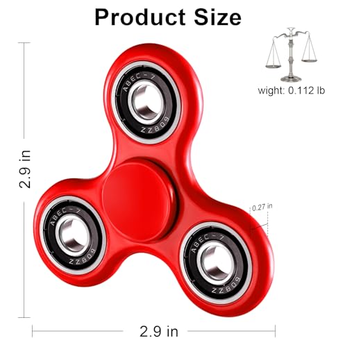 WELLVO Fidget Spinner 1Pcs for Kids Adults Sensory Fidgets Toys for Anxiety Stress Relief Mini Cool Fidget Toy Spinners for Classroom Prizes Birthday Gifts Boys Girls - Image 5