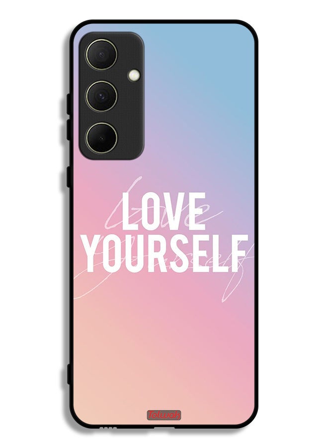 Tolwak Samsung Galaxy A35 5G Protective Case Cover Love Yourself - Image 1