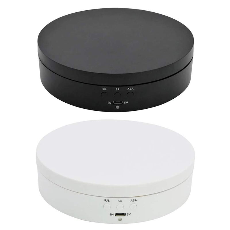 DENPETEC حامل عرض دوار كهربائي، دوار كهربائي بزاوية 360 درجة لعرض منتجات التصوير، المجوهرات، الساعات، النماذج ثلاثية الأبعاد، الكعك والمقتنيات - Image 4