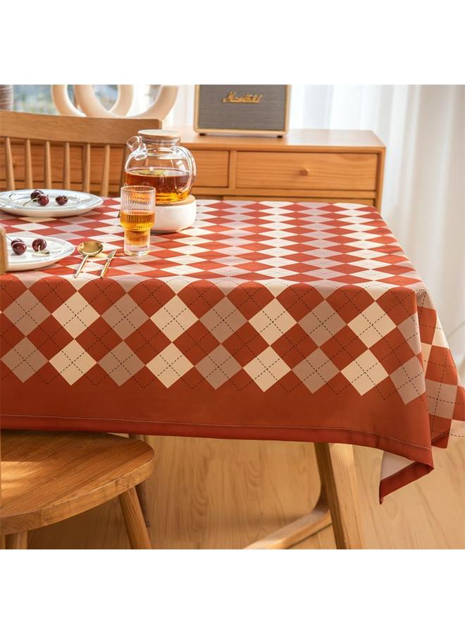 Bluejw New Year Red Tablecloth Light Luxury High-end Dining Table Christmas French Tablecloth Atmosphere Tablecloth Wedding Christmas - Image 2