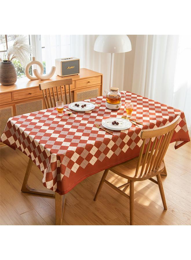 Bluejw New Year Red Tablecloth Light Luxury High-end Dining Table Christmas French Tablecloth Atmosphere Tablecloth Wedding Christmas - Image 3