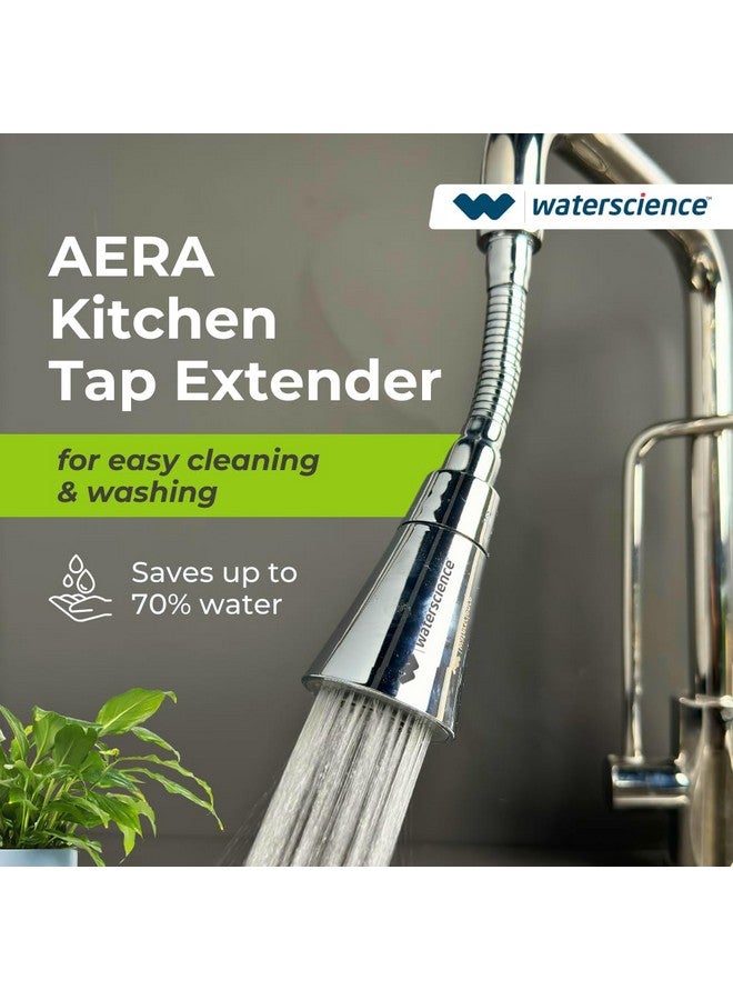 WaterScience Tap Extension for Kitchen Sink | 2 Flow Modes | Flexible Faucet Extender for Taps | Aerators for Water Tap | Upto 70% Water Saving - Flexi Cone - Image 2