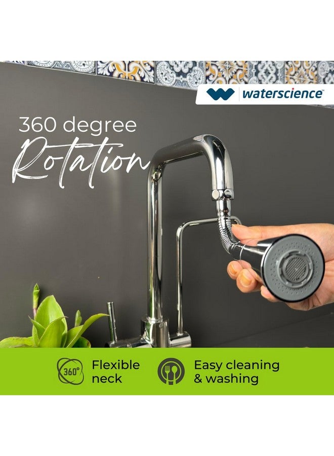WaterScience Tap Extension for Kitchen Sink | 2 Flow Modes | Flexible Faucet Extender for Taps | Aerators for Water Tap | Upto 70% Water Saving - Flexi Cone - Image 3