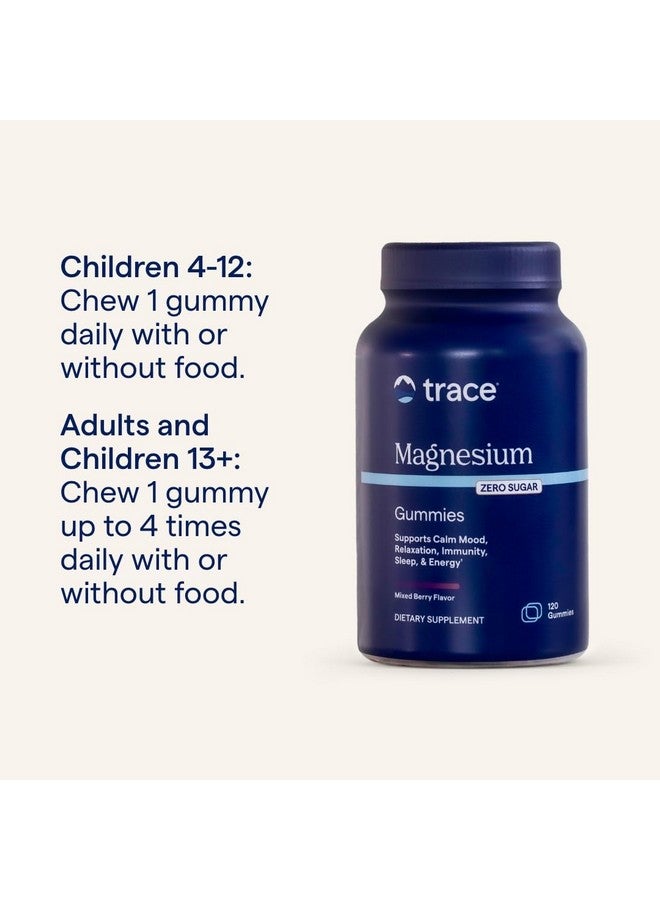 Trace Minerals Sugar Free Magnesium Gummy Mixed Berry Flavor - Image 4