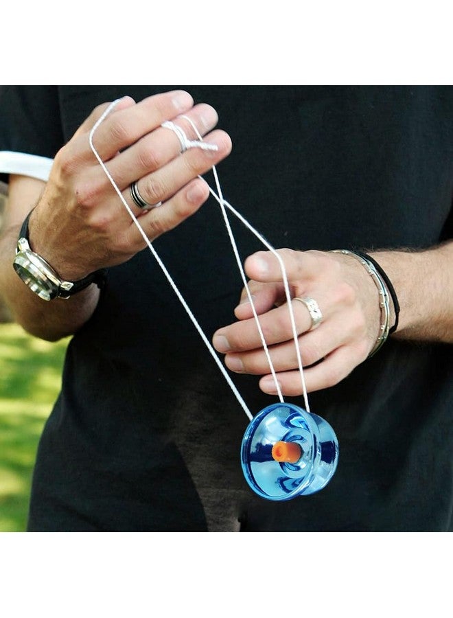 VGRASSP Fine Quality High Gloss Metal YoYo Spinner Toy for Kids with Approx. 1 m Long String - Diameter 5.5 X Height 3.5 CM - Color As Per Stock (Pack of 2) - Image 5