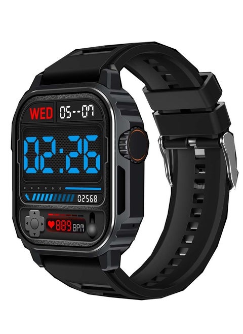 TW11 49 MM Smart Watch With Health Monitoring Bluetooth Calling and Multi Functional NFC