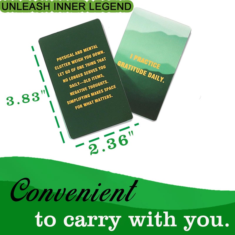 Feeldeal Affirmation Cards for Men â€“ Unique Inspirational Gifts for Him, Birthday & Easter Basket Stuffers - Image 2
