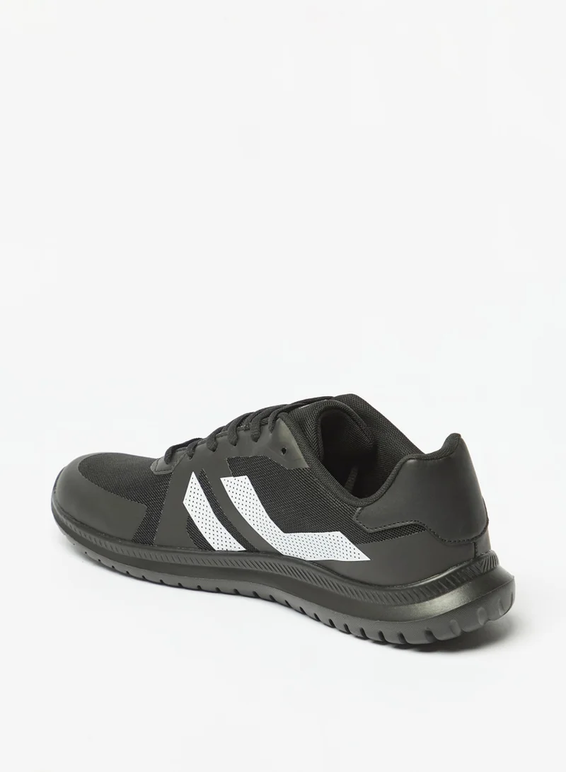 Oaklan by Shoexpress Mens Oaklan Textured Lace Up Sports Shoes By Shoexpress