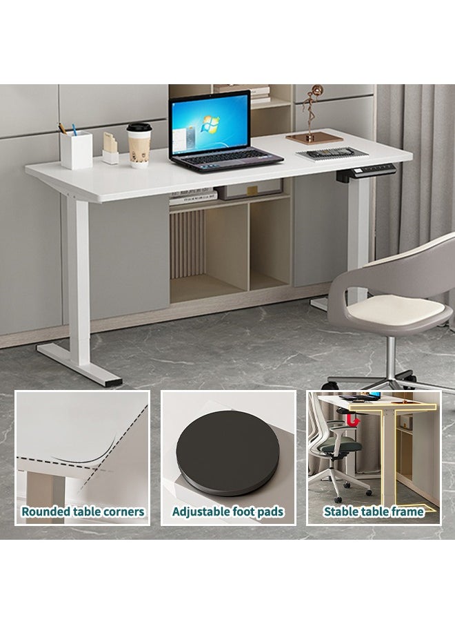 Generic Stylish And Simple Home Office Desk With Electric Adjustment Computer Game Table Standing Coffee Table Children's Study Table, Durable, Firm, Non-Slip For Home Office  - Image 5