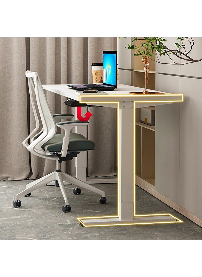 Stylish And Simple Home Office Desk With Electric Adjustment Computer Game Table Standing Coffee Table Children's Study Table, Durable, Firm, Non-Slip For Home Office