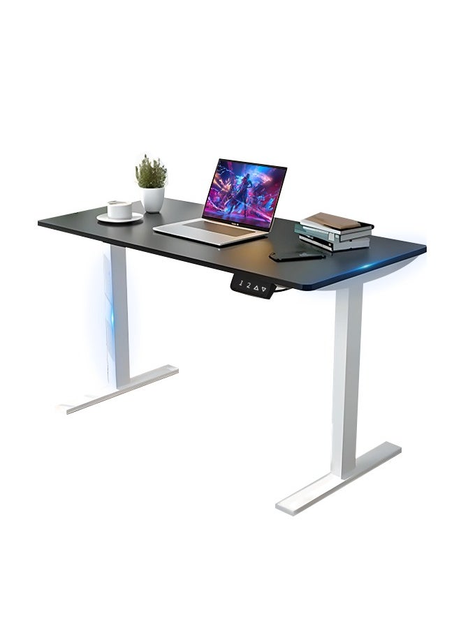Generic Stylish And Simple Home Office Desk With Electric Adjustment Computer Game Table Standing Coffee Table Children's Study Table, Durable, Firm, Non-Slip For Home Office  - Image 1