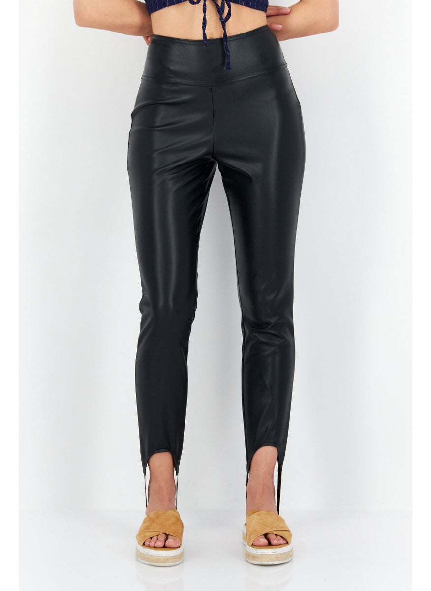 Women Skinny Fit High Rise Plain Leather Pants, Black - pzsku/Z5A868B5EAECC4885D325Z/45/_/1724351068/90f6cd00-93b1-4d1f-a274-266bd97cb566