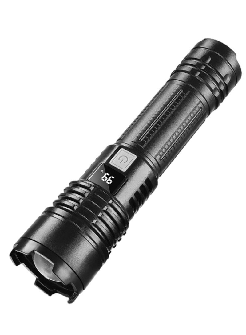 Rechargeable Flashlight High Lumens, Super Bright 100,000 Lumens High Power Flash Light, Handheld Flashlight, Type C Charging Port, Waterproof, Power Display, Long Lasting, Tactical Light for Hiking - Image 1