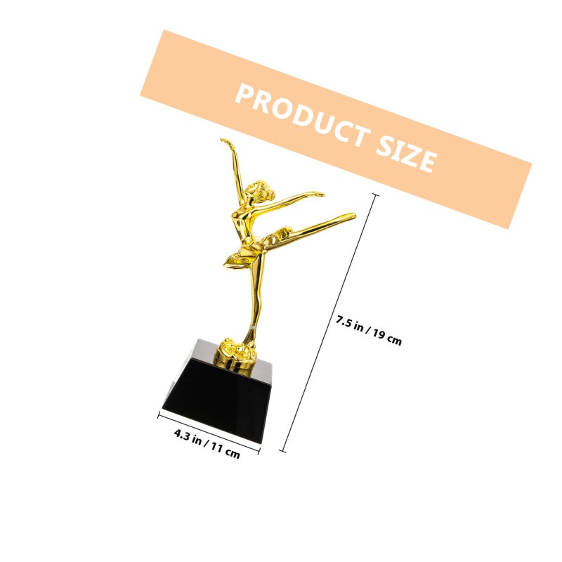 Dance Trophy Ornament Dance Trophy Adornment Dance Award Trophy Model Decor - Image 2