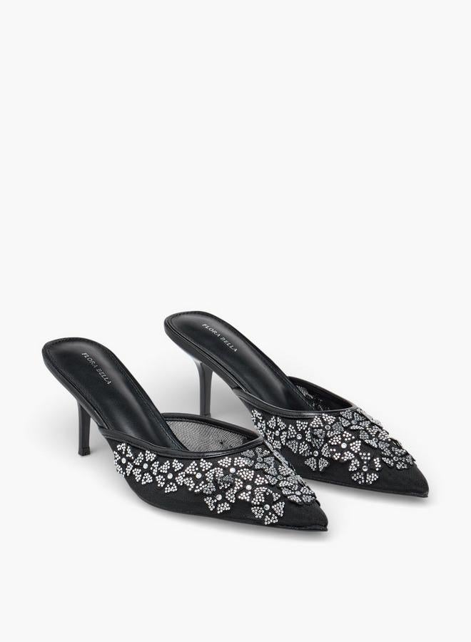 Flora Bella By Shoexpress Women Stiletto Heel Mules - Image 1