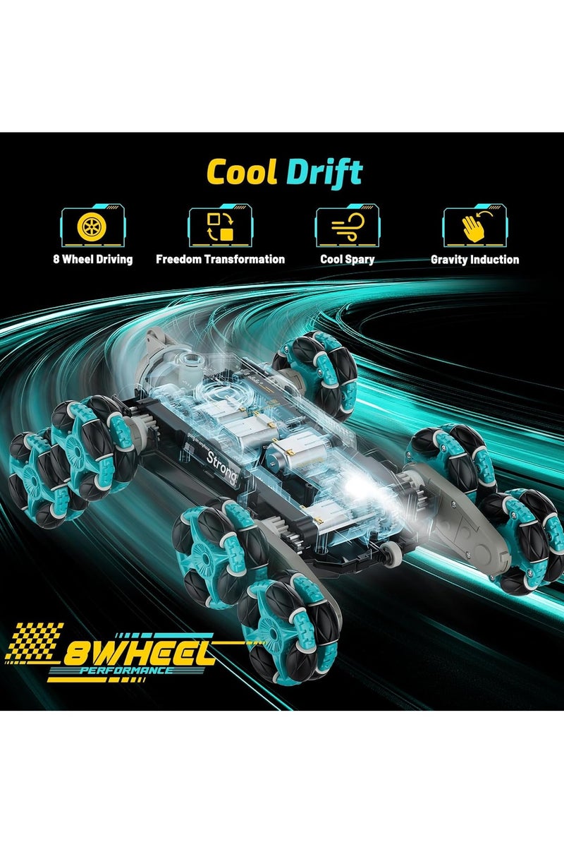 SOLARAE Remote Control Cars Toys, Rc Stunt Drift Cars Kids 360Â°Rotating Double Sided Gesture Sensing Toys for Boys, Birthday Gifts for Ages 8-13 - Image 3