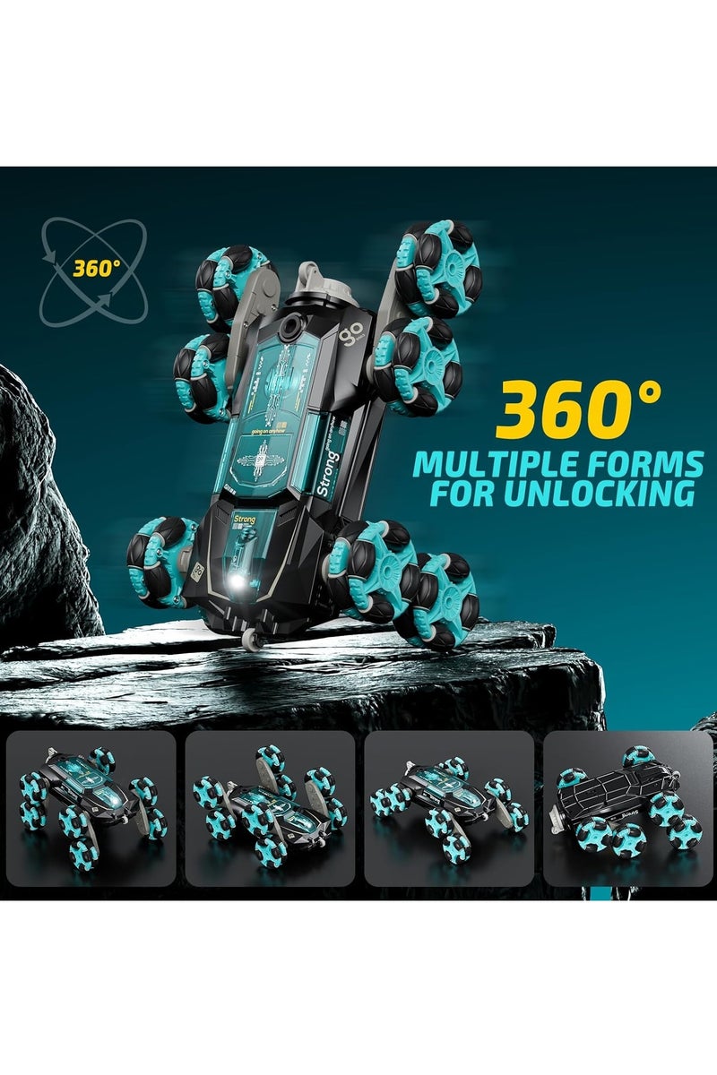 SOLARAE Remote Control Cars Toys, Rc Stunt Drift Cars Kids 360Â°Rotating Double Sided Gesture Sensing Toys for Boys, Birthday Gifts for Ages 8-13 - Image 2