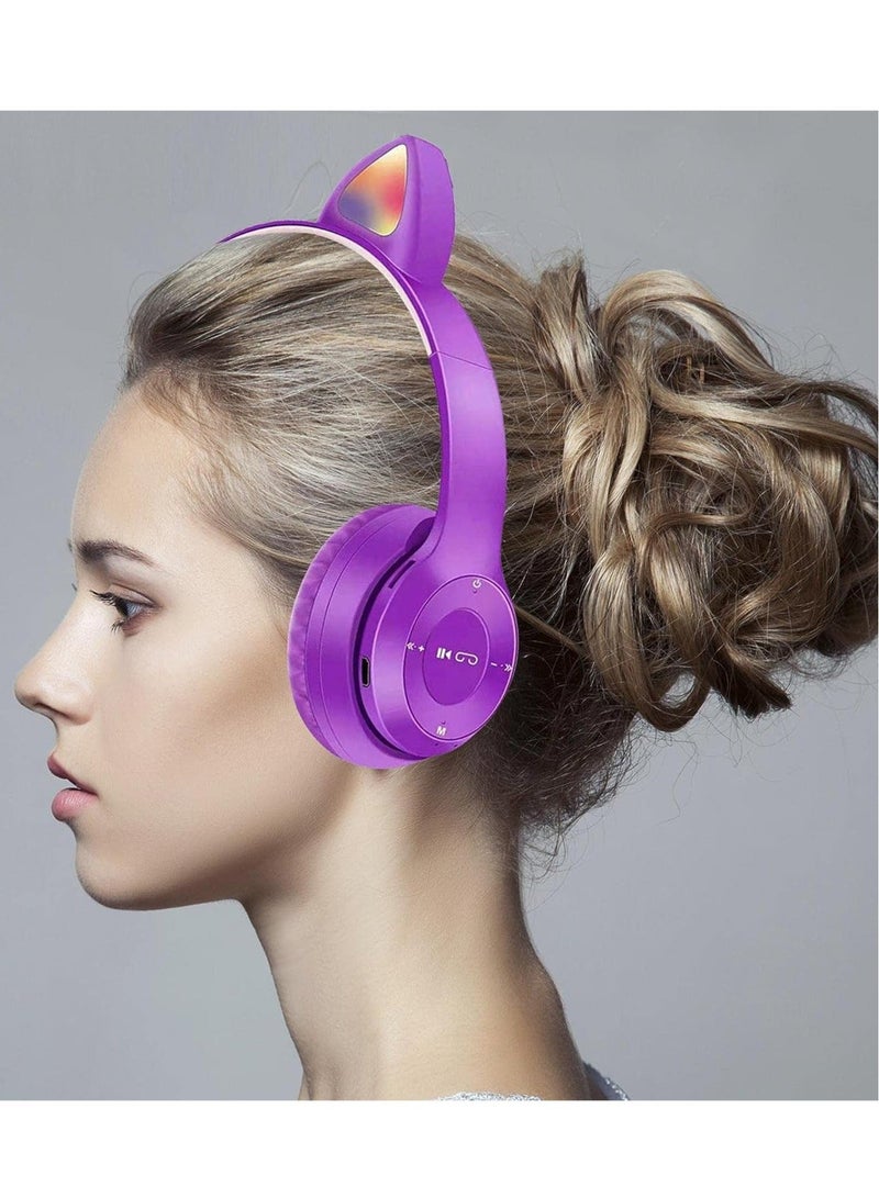Cat Ear Bluetooth Wireless Headphones - Image 2