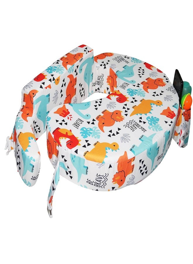 Gordon Nursing Pillow For Breastfeeding, Nursing And Posture Support With Pocket And Removable Slipcover Made in Eco Friendly Soft Fabric (Roar New),Multicolored - Image 1