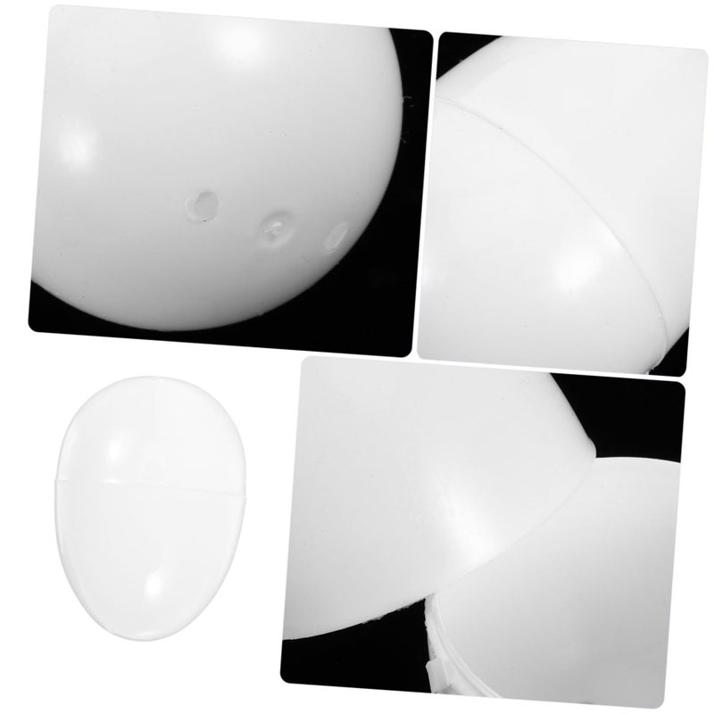 20 Pcs Openable Easter Eggs Blank Painted Ornaments for Holiday Crafts and Surprise Hiding - Image 4